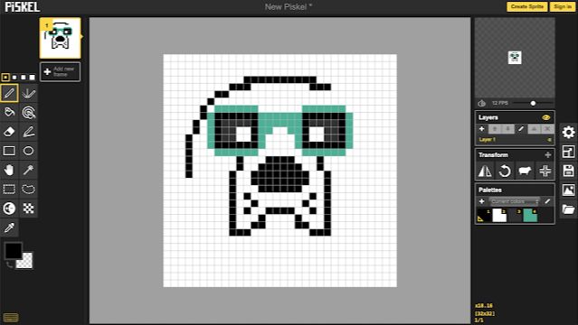 tools for creating pixel art user interfaces
